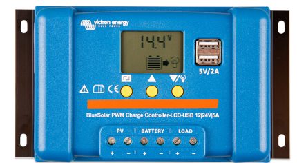 Victron BlueSolar PWM-LCD&USB 12/24V-5A
