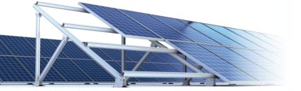 Βάση στήριξης ταράτσας Alumil Helios AS106 σε διπλή σειρά μη ανοδιωμένη