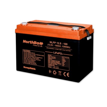 Μπαταρία Λιθίου Northbatt NLFP 12.8V 100Ah LiFePO4