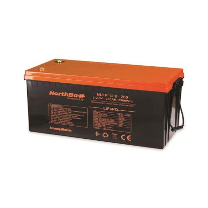 Μπαταρία Λιθίου Northbatt NLFP 12.8V 200Ah LiFePO4